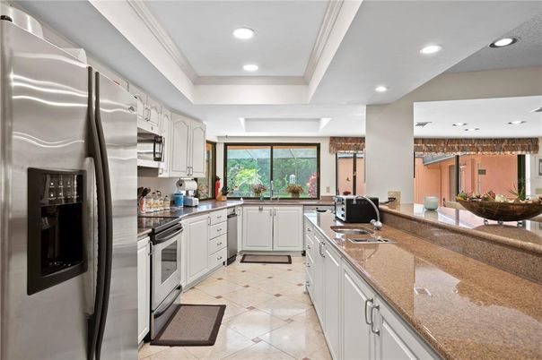 Interior, Kitchen, Recessed Lighting, Stainless Steel Appliances