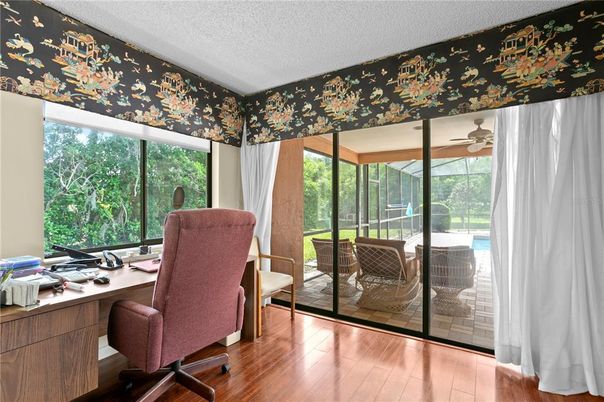 Home Office, Interior, Wood Texture Flooring