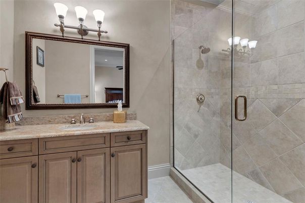 Bathroom, Glass Shower, Interior