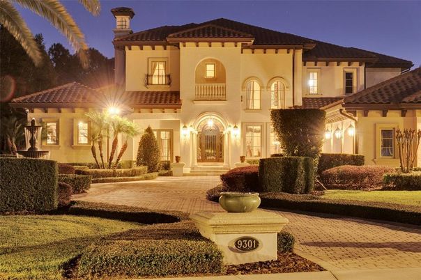 Backyard, Exterior, Facade, Mediterranean