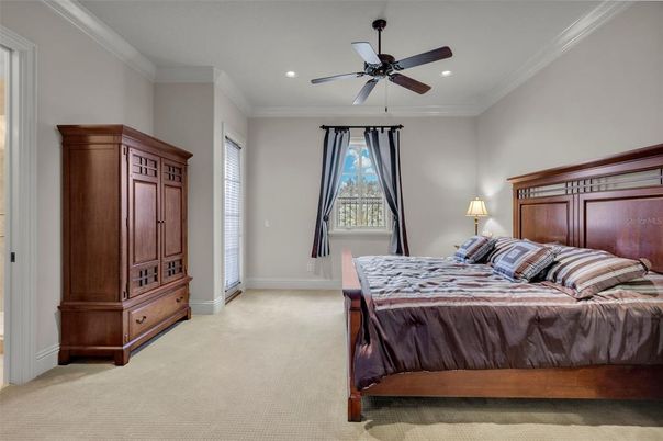 Bedroom, Interior, Recessed Lighting