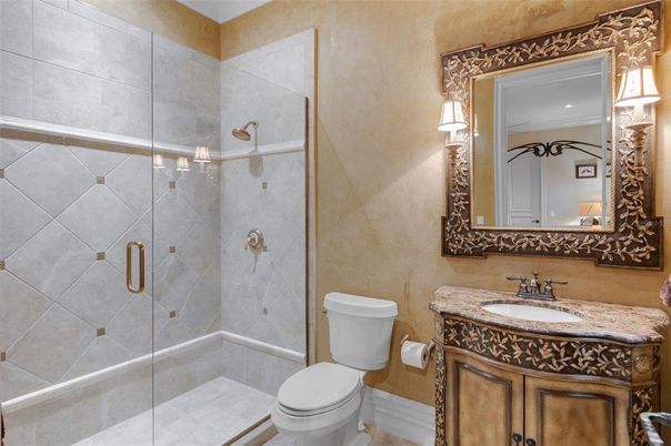Bathroom, Glass Shower, Interior