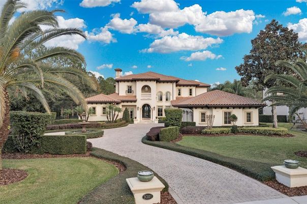 Backyard, Exterior, Facade, Mediterranean