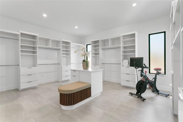 Fitness Equipment, Interior, Recessed Lighting, Walk-in Closets