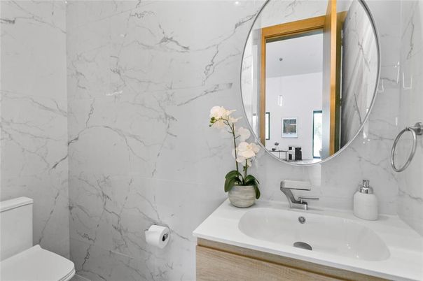 Bathroom, Interior, Marble Walls