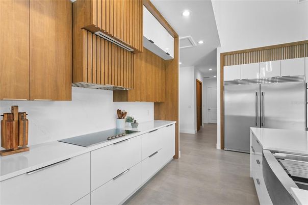 Interior, Kitchen, Recessed Lighting, Stainless Steel Appliances
