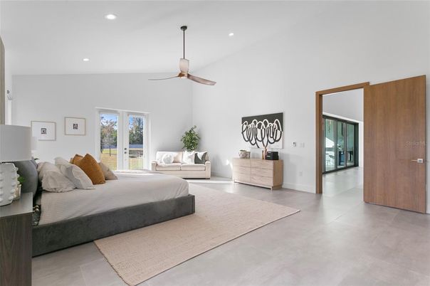 Bedroom, Interior, Recessed Lighting