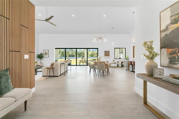 Dining room, Interior, Living room, Pendant Lights, Recessed Lighting