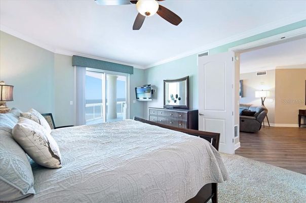 Bedroom, Interior, Water, Wood Texture Flooring