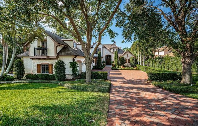 Backyard, Exterior, Facade, Tudor Revival