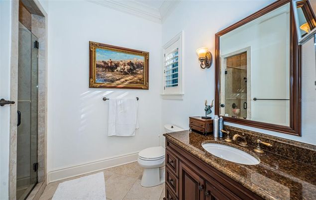 Bathroom, Glass Shower, Interior