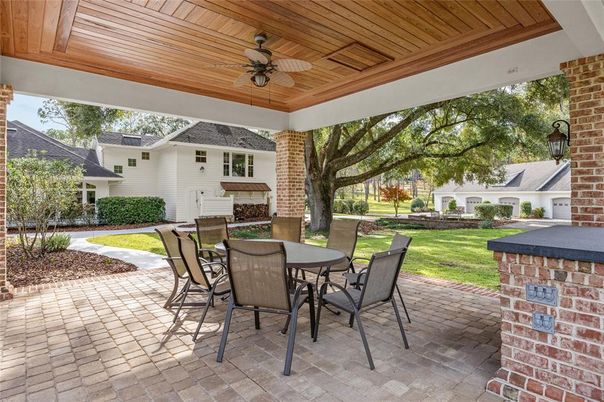 Backyard, Exterior, Fireplace