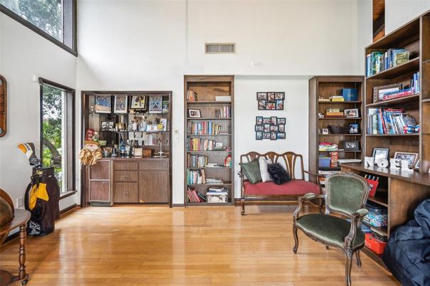 Home Office, Interior, Wood Texture Flooring