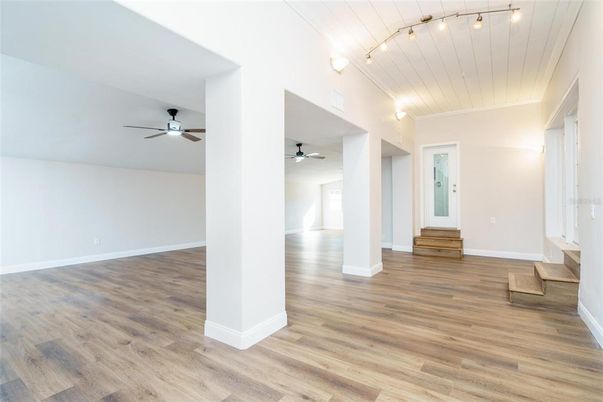 Empty room, Interior, Wood Texture Flooring