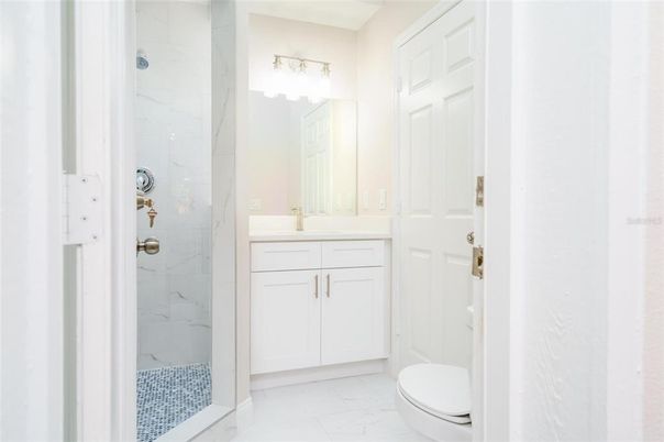 Bathroom, Glass Shower, Interior, Marble, Marble Walls
