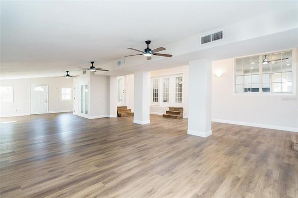 Empty room, Interior, Wood Texture Flooring