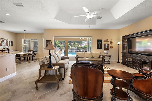 Dining room, Interior, Living room, Pendant Lights, Recessed Lighting