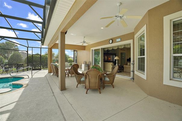 Dining room, Glass Ceilings, Interior, Pool, Recessed Lighting, Sun Room