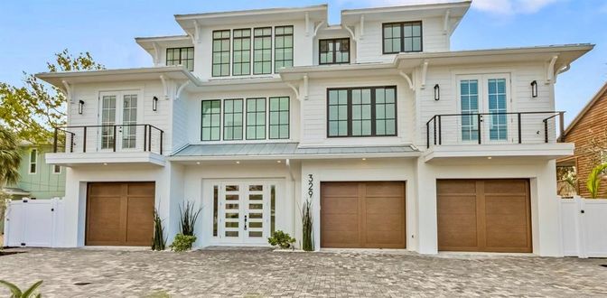 Attached, Exterior, Facade, Modern