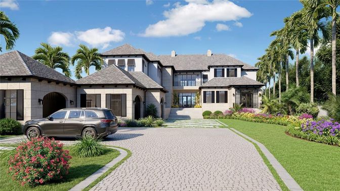 Attached, Exterior, Facade, Tudor Revival