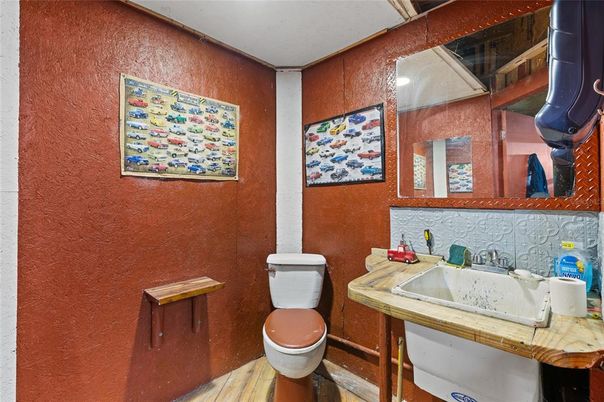 Bathroom, Interior, Wood Texture Flooring