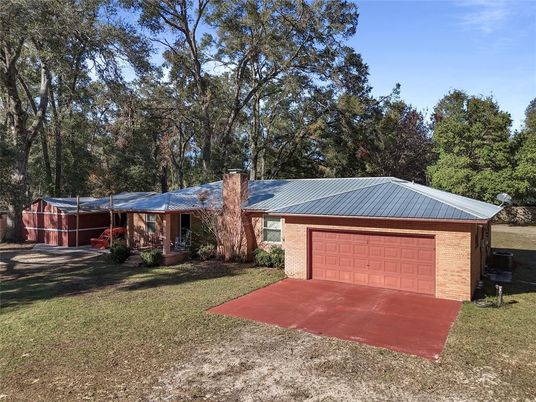Attached, Backyard, Exterior, Facade, Brick Facade, Ranch