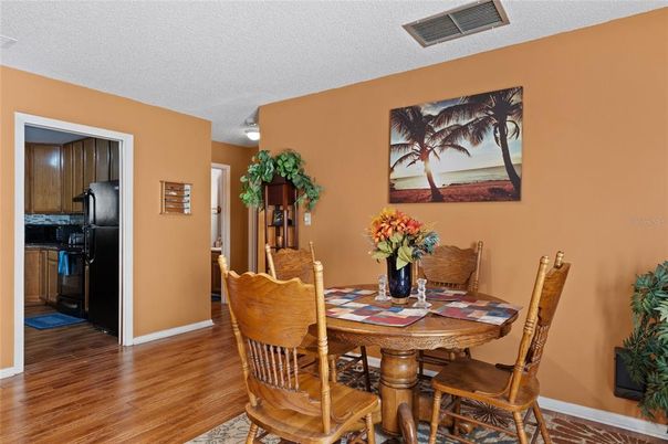 Dining room, Interior, Wood Texture Flooring