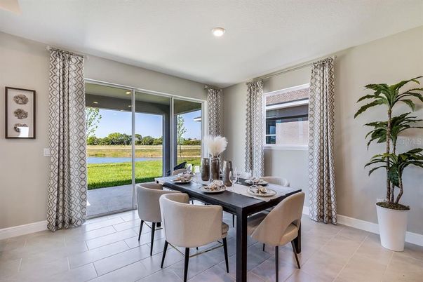 Dining room, Interior, Recessed Lighting