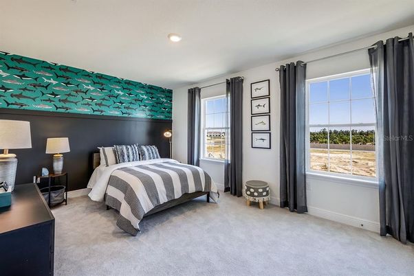 Bedroom, Interior, Recessed Lighting