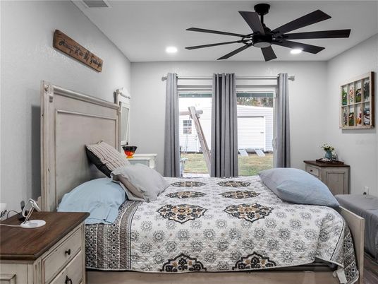 Bedroom, Interior, Recessed Lighting