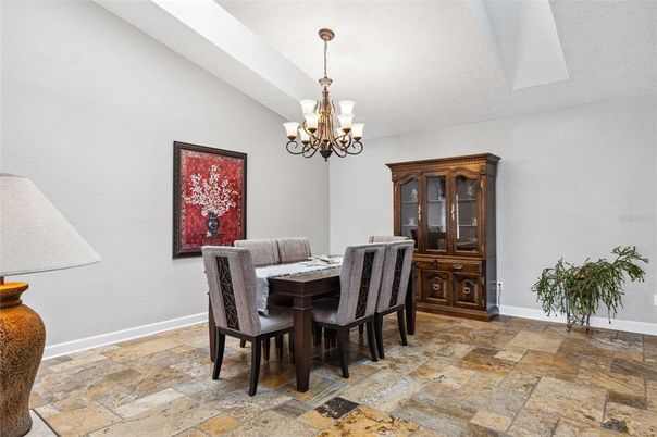 Chandelier, Dining room, Interior
