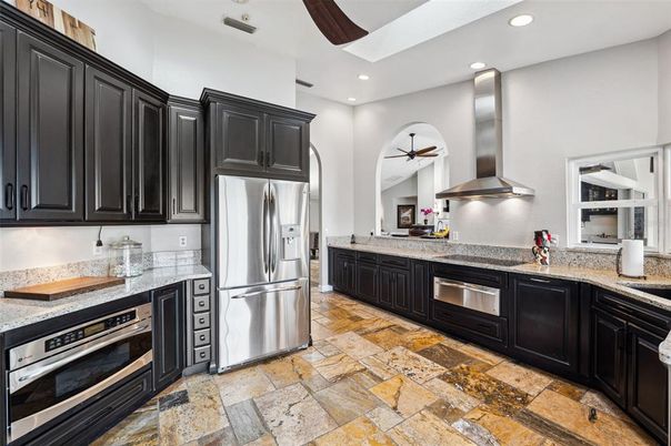 Interior, Kitchen, Recessed Lighting, Stainless Steel Appliances