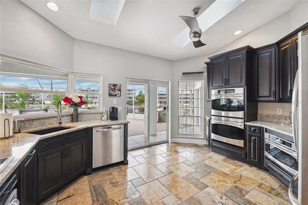 Interior, Kitchen, Recessed Lighting, Stainless Steel Appliances