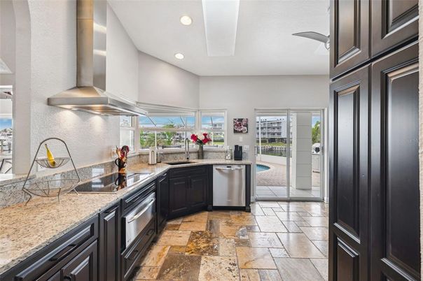 Interior, Kitchen, Recessed Lighting, Stainless Steel Appliances