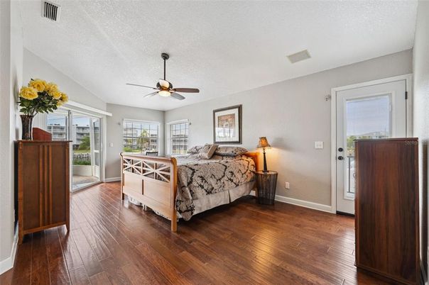 Bedroom, Interior, Wood Texture Flooring