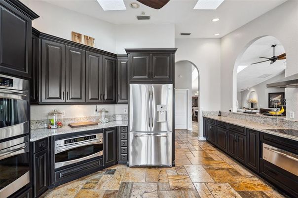 Interior, Kitchen, Recessed Lighting, Stainless Steel Appliances