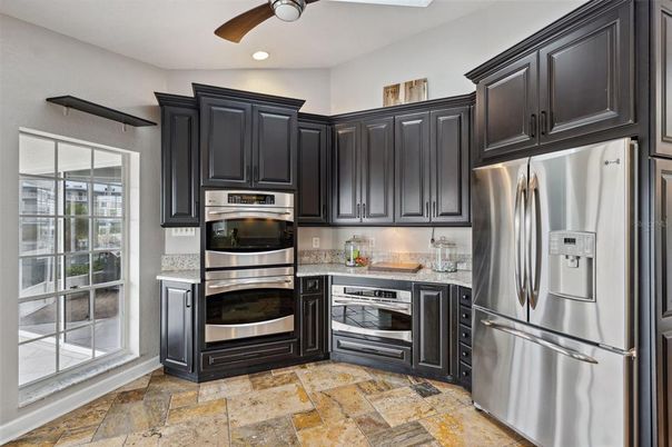 Interior, Kitchen, Recessed Lighting, Stainless Steel Appliances