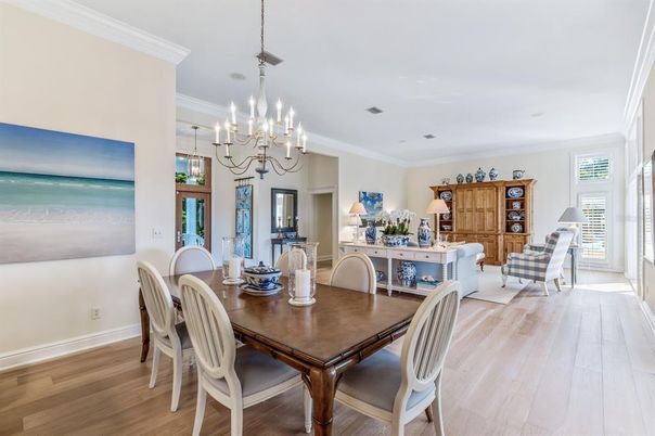Chandelier, Dining room, Interior, Living room, Wood Texture Flooring