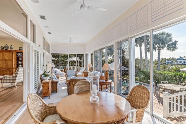 Dining room, Interior, Living room, Sun Room, Wood Texture Flooring