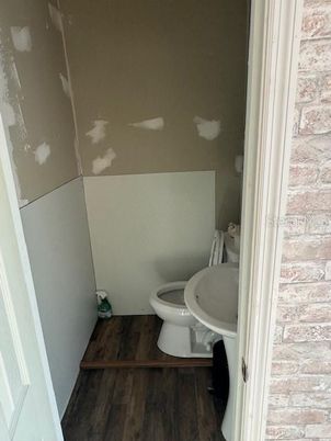Bathroom, Interior, Wood Texture Flooring