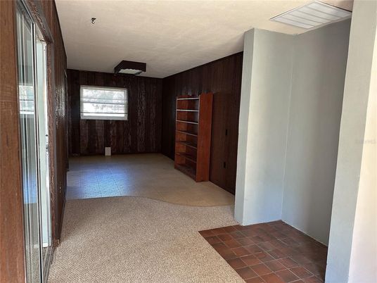 Empty room, Interior, Wooden Walls