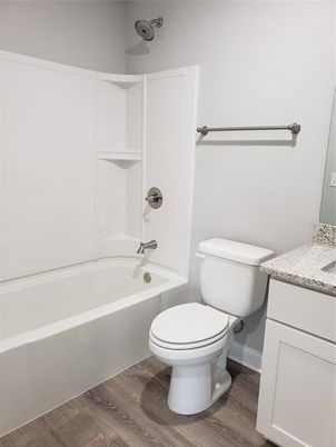 Bathroom, Interior, Wood Texture Flooring