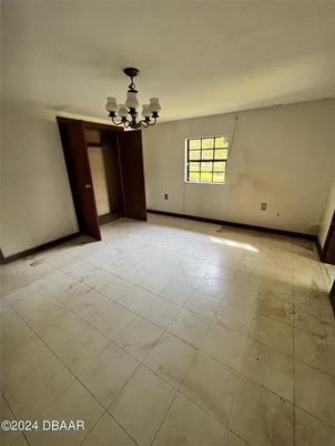 Chandelier, Empty room, Interior