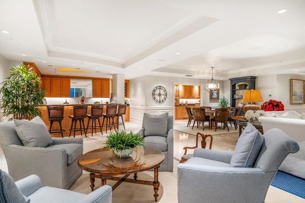 Dining room, Interior, Kitchen, Living room, Pendant Lights, Recessed Lighting