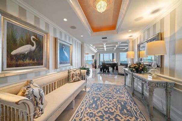 Interior, Living room, Recessed Lighting