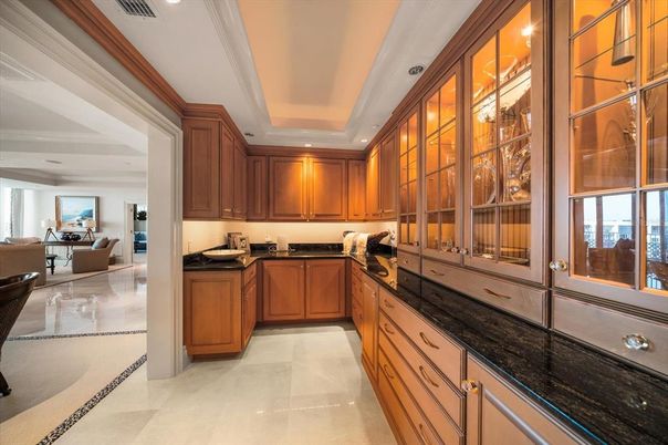Dining room, Interior, Kitchen, Recessed Lighting