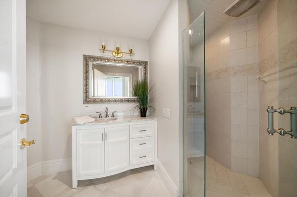 Bathroom, Glass Shower, Interior
