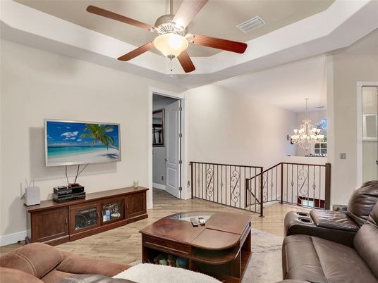 Chandelier, Interior, Living room, Wood Texture Flooring
