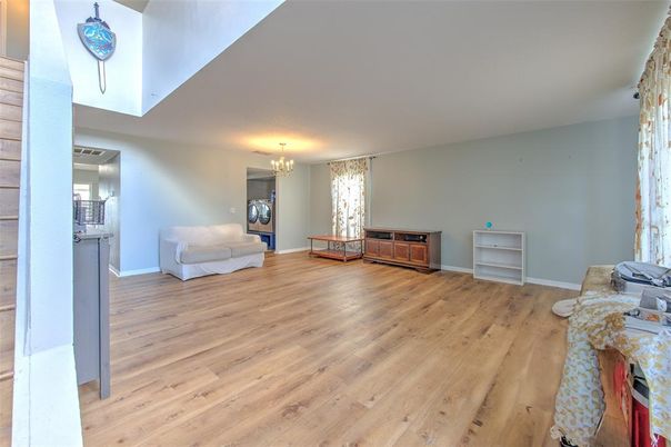 Chandelier, Interior, Wood Texture Flooring
