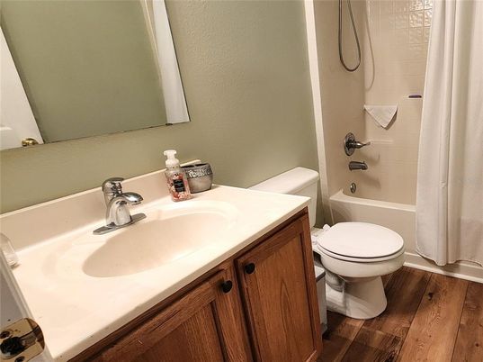Bathroom, Interior, Wood Texture Flooring